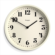 Buy Newgate Number Four Wall Clock Matte Linen White
