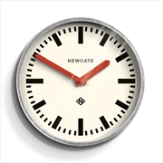 Buy Newgate Luggage Wall Clock Galvanised Red Hands