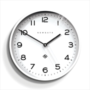 Buy Newgate Number Three Echo Clock Silicone White