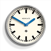 Buy Newgate Luggage Wall Clock Galvanised Blue Hands