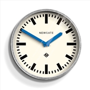Buy Newgate Luggage Wall Clock Galvanised Blue Hands