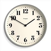 Buy Newgate Number Two Wall Clock Matte Posh Grey