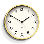 Buy Newgate Number Three Echo Clock Silicone Yellow