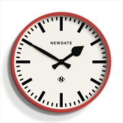 Buy Newgate Railway Clock Red