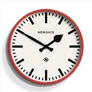 Buy Newgate Railway Clock Red