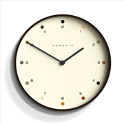 Buy Newgate Mr Clarke Clock Dark Wood Dot Dial 40