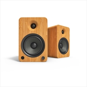 Buy Kanto YU6 200W Powered Bookshelf Speakers with Bluetooth® and Phono Preamp - Pair, Bamboo