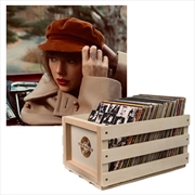 Buy Crosley Record Storage Crate & Taylor Swifts Version Red Vinyl Album Bundle