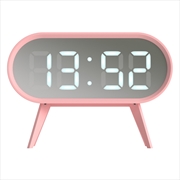 Buy Newgate Space Hotel Cyborg Led Alarm Clock Pink