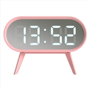 Buy Newgate Space Hotel Cyborg Led Alarm Clock Pink