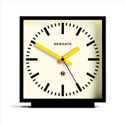 Buy Newgate Amp Mantel Clock Black With Yellow Hands