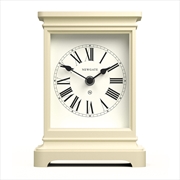 Buy Newgate Time Lord Mantel Clock Matte Linen White