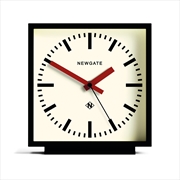 Buy Newgate Amp Mantel Clock Black With Red Hands
