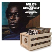 Buy Crosley Record Storage Crate Miles Davis Greatest Hits Vinyl Album Bundle
