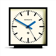 Buy Newgate Amp Mantel Clock Black With Blue Hands