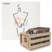 Buy Crosley Record Storage Crate & Icehouse - Man Of Colours - Vinyl Album Bundle