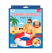Buy Drinking Buddies Inflatable Hunk Pool Ring