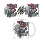 Buy Transformers - Rise of the Beasts - White Mug