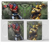 Buy Transformers - Scene and Logo - White Mug