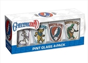 Buy Grateful Dead Retro Pint 4-Pack