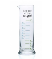 Buy Let The Mixing Be Gin Glass