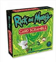 Buy Rick & Morty Card Scramble Board Game