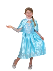 Buy Elsa Deluxe Winter Cloak Costume - Size 3-5