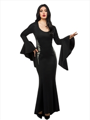 Buy Morticia Deluxe Adult Costume (Wednesday) - Size S