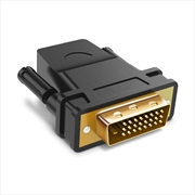 Buy DVI-D 24+1 Male to HDMI Female Adapter Converter Gold Plated Support 1080P