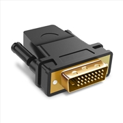 Buy DVI-D 24+1 Male to HDMI Female Adapter Converter Gold Plated Support 1080P