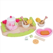 Buy Kids Wooden Kitchen Tea Set Pretend Play