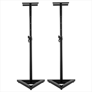 Buy Karrera Adjustable Floor Speaker Stand Surround Sound - Black