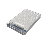Buy Simplecom SE101 Compact Tool-Free 2.5'' SATA to USB 3.0 HDD/SSD Enclosure Transparent Clear