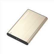 Buy Simplecom SE211 Aluminium Slim 2.5'' SATA to USB 3.0 HDD Enclosure Gold