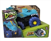 Buy Kids Educational Blue DIY Assembled Dinosaur Car