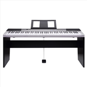 Buy Karrera 88 Keys Electronic Keyboard Piano with Stand Silver