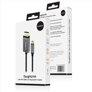 Buy mbeat Tough Link 1.8m 4K USB-C to Display Port Cable - Space Grey
