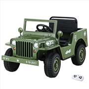 Buy Rigo Kids Ride On Car Off Road Military Toy Cars 12V Olive