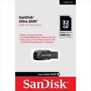 Buy SanDisk  32GB Ultra Shift  USB 3.0 Flash Drive SDCZ410-032G-G46