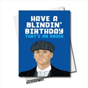 Buy Filthy Sentiments – Peaky Blinders Birthday Card