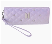 Buy Loungefly: BTS - Funko Pop! Logo Iridescent Purple Flap Wallet