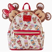 Buy Loungefly Disney - Mickey & Friends Gingerbread Cookie All-Over Print Mini Backpack With Ear Headban