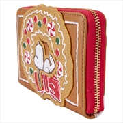 Buy Loungefly Peanuts - Snoopy Gingerbread Wreath Scented Zip Around Wallet