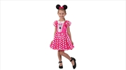 Buy Minnie Mouse Pink Deluxe Costume - Size 3-5 Yrs