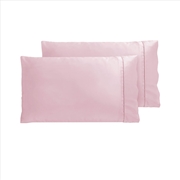 Buy Accessorize 300TC Deluxe Essentials Satin Standard Pillowcases Blush