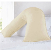 Buy Pure Cotton 250TC Tri Pillowcases Cream