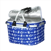 Buy Alfresco Large Folding Picnic Bag Basket Hamper Camping Hiking Insulated Lunch Cooler