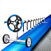 Buy Aquabuddy Swimming Pool Cover Pool Roller Wheel Solar Blanket 500 Micron 11X4.8m