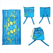 Buy Kids Beach Towel N Bag Turtle