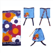 Buy Kids Beach Towel N Bag Bloom